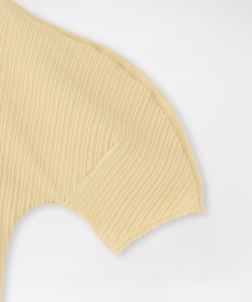 LOVELESS（ラブレス）の「クリンプランダムリブトップス（Tシャツ/カットソー・レディース・ホワイト系その他/イエロー系その他2/ネイビー・FREE）」の6枚目の写真