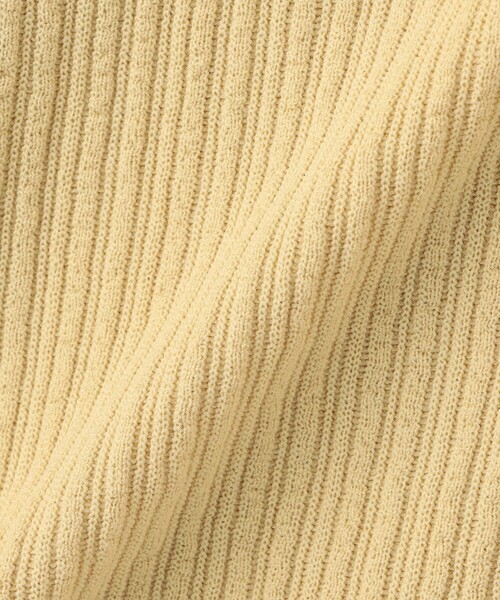 LOVELESS（ラブレス）の「クリンプランダムリブトップス（Tシャツ/カットソー・レディース・ホワイト系その他/イエロー系その他2/ネイビー・FREE）」の8枚目の写真