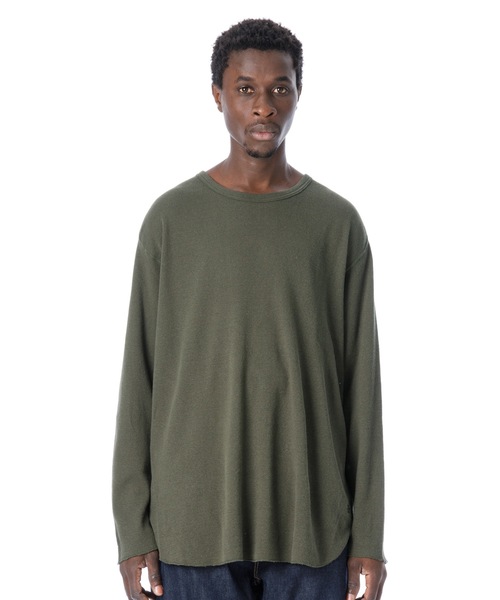 DAILY STANDARD by SANDINISTA(デイリースタンダードバイサンディニスタ)の「Cadet Easy Fit Thermal Top / イージフィットサーマルトップ(Tシャツ/カットソー・メンズ・ブラック/ネイビー/オリーブ/ヘザーグレー・SMALL/MEDIUM/LARGE)」の1枚目の写真