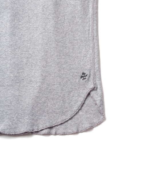 DAILY STANDARD by SANDINISTA(デイリースタンダードバイサンディニスタ)の「Cadet Easy Fit Thermal Top / イージフィットサーマルトップ(Tシャツ/カットソー・メンズ・ブラック/ネイビー/オリーブ/ヘザーグレー・SMALL/MEDIUM/LARGE)」の22枚目の写真