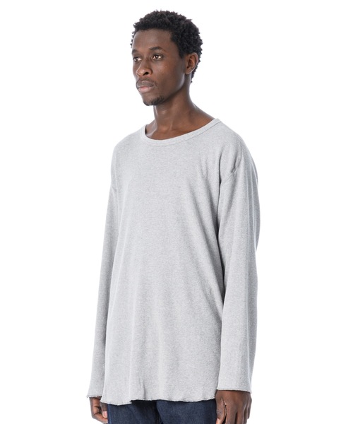 DAILY STANDARD by SANDINISTA(デイリースタンダードバイサンディニスタ)の「Cadet Easy Fit Thermal Top / イージフィットサーマルトップ(Tシャツ/カットソー・メンズ・ブラック/ネイビー/オリーブ/ヘザーグレー・SMALL/MEDIUM/LARGE)」の5枚目の写真