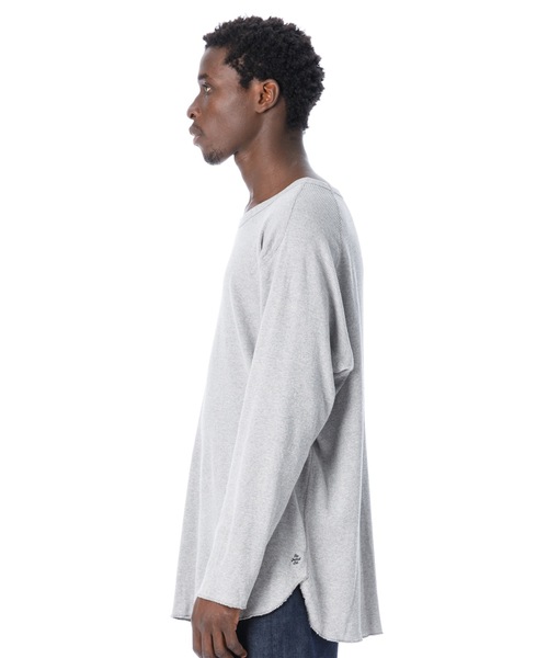 DAILY STANDARD by SANDINISTA(デイリースタンダードバイサンディニスタ)の「Cadet Easy Fit Thermal Top / イージフィットサーマルトップ(Tシャツ/カットソー・メンズ・ブラック/ネイビー/オリーブ/ヘザーグレー・SMALL/MEDIUM/LARGE)」の6枚目の写真