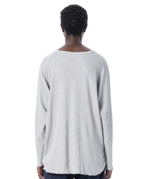 DAILY STANDARD by SANDINISTA(デイリースタンダードバイサンディニスタ)の「Cadet Easy Fit Thermal Top / イージフィットサーマルトップ(Tシャツ/カットソー・メンズ・ブラック/ネイビー/オリーブ/ヘザーグレー・SMALL/MEDIUM/LARGE)」の7枚目の写真