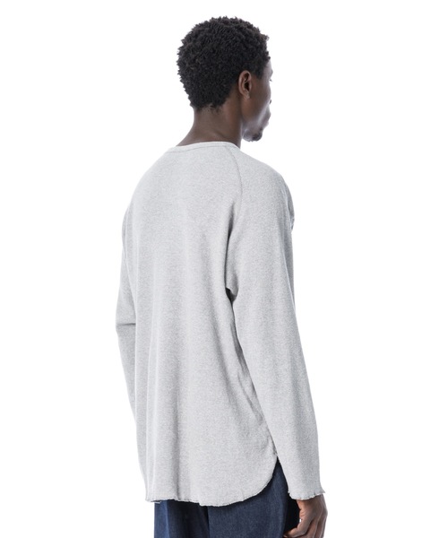 DAILY STANDARD by SANDINISTA(デイリースタンダードバイサンディニスタ)の「Cadet Easy Fit Thermal Top / イージフィットサーマルトップ(Tシャツ/カットソー・メンズ・ブラック/ネイビー/オリーブ/ヘザーグレー・SMALL/MEDIUM/LARGE)」の8枚目の写真
