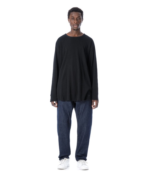 DAILY STANDARD by SANDINISTA(デイリースタンダードバイサンディニスタ)の「Cadet Easy Fit Thermal Top / イージフィットサーマルトップ(Tシャツ/カットソー・メンズ・ブラック/ネイビー/オリーブ/ヘザーグレー・SMALL/MEDIUM/LARGE)」の9枚目の写真
