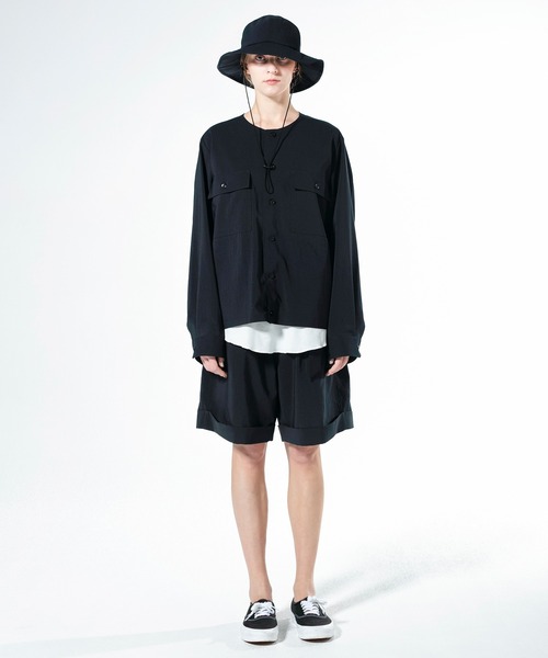 VICTIM（ヴィクティム）の「VICTIM ヴィクティム / WIDE SHORTS / VTM-22-P-039（その他パンツ・メンズ・ネイビー/ブラウン・M/L/XL）」の14枚目の写真