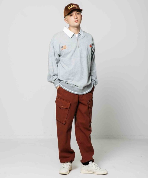 XLARGE SWORD EMBLEM RUGBY SHIRT 即完アイテム セール】EMBROIDERED RUGBY SHIRT XLARGE（ポロシャツ）｜XLARGE