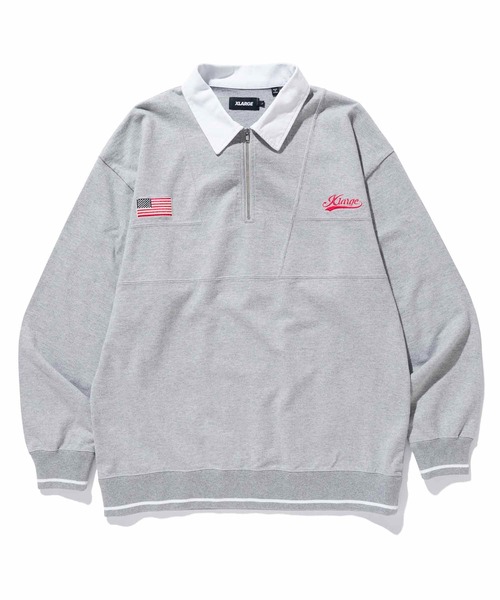 セール】EMBROIDERED RUGBY SHIRT XLARGE（ポロシャツ）｜XLARGE