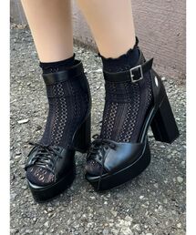 EATME | レースアップオープントゥサンダル(サンダル)