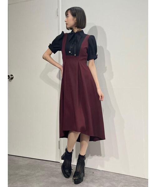 EATME（イートミー）の「レースアップオープントゥサンダル（サンダル・レディース・ベージュ/バーガンディー/ブラック・S/M/L）」の5枚目の写真