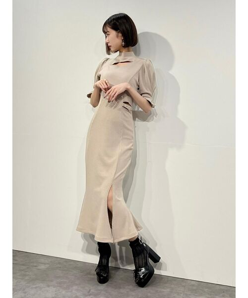 EATME（イートミー）の「レースアップオープントゥサンダル（サンダル・レディース・ベージュ/バーガンディー/ブラック・S/M/L）」の8枚目の写真