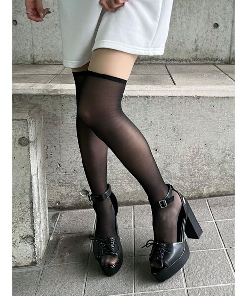 EATME（イートミー）の「レースアップオープントゥサンダル（サンダル・レディース・ベージュ/バーガンディー/ブラック・S/M/L）」の15枚目の写真