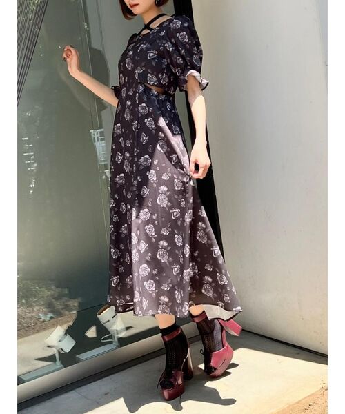 EATME（イートミー）の「レースアップオープントゥサンダル（サンダル・レディース・ベージュ/バーガンディー/ブラック・S/M/L）」の17枚目の写真