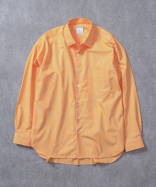 Paul&JOE シルクブラウス　オレンジ　バンドカラー BRICK & SONS（ブリックアンドサンズ）の「リラックスバック