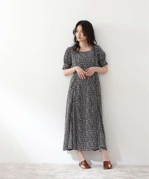N.（N. Natural Beauty Basic）（エヌエヌナチュラルビューティーベーシック）の「スクエアネックパイピングワンピース《S Size Line》（ワンピース・レディース・ブラック系その他/グリーン系その他2・MEDIUM/SMALL）」の13枚目の写真