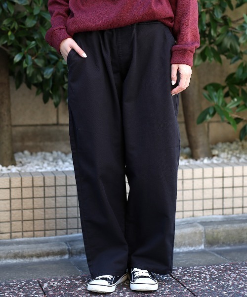 Lee（リー）の「Lee FLeesyコットンポリイージーパンツ　【WEB限定】 【ユニセックス】（その他パンツ・レディース・ブラック/オリーブ/ブラウン/ホワイト/マスタード/パープル・FREE）」の3枚目の写真