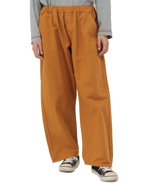 Lee（リー）の「Lee FLeesyコットンポリイージーパンツ　【WEB限定】 【ユニセックス】（その他パンツ・レディース・ブラック/オリーブ/ブラウン/ホワイト/マスタード/パープル・FREE）」の13枚目の写真