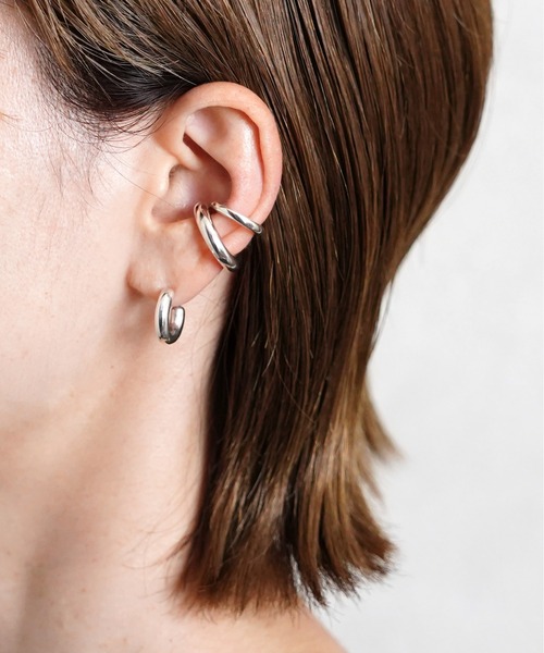 ISOLATION(アイソレーション)の「【ISOLATION / アイソレーション】Silver925 Basic Earcuff / ベーシックイヤーカフ(イヤーカフ・レディース・シルバー・FREE)」の5枚目の写真