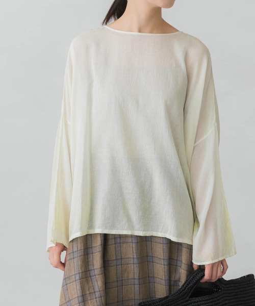 かぐれ（カグレ）の「ピグメントダイワイドブラウス（シャツ