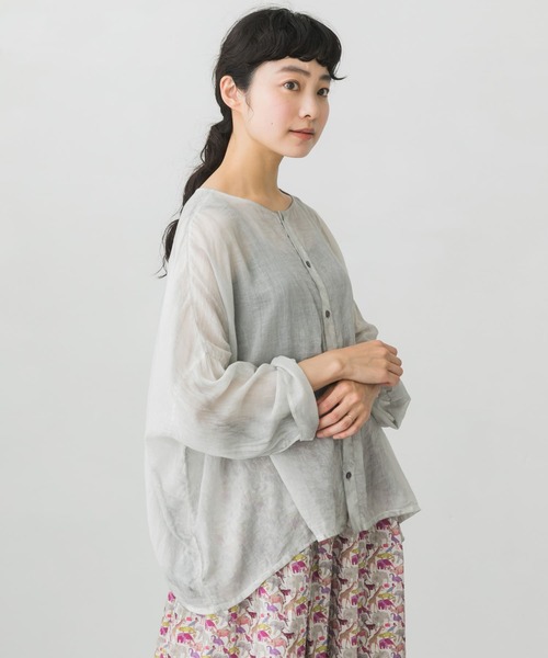 かぐれ（カグレ）の「ピグメントダイワイドブラウス（シャツ