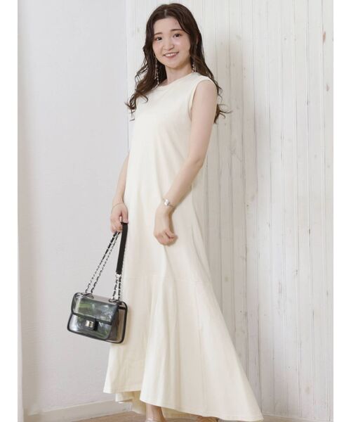 MERCURYDUO（マーキュリーデュオ）の「【サーティーワンアイスクリーム×MERCURYDUO】イレヘムマーメイドカットワンピース（ワンピース・レディース・ブラウン/オレンジ/アイボリー/ミント・FREE）」の2枚目の写真