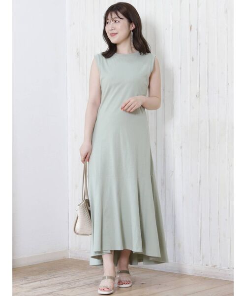 MERCURYDUO（マーキュリーデュオ）の「【サーティーワンアイスクリーム×MERCURYDUO】イレヘムマーメイドカットワンピース（ワンピース・レディース・ブラウン/オレンジ/アイボリー/ミント・FREE）」の6枚目の写真