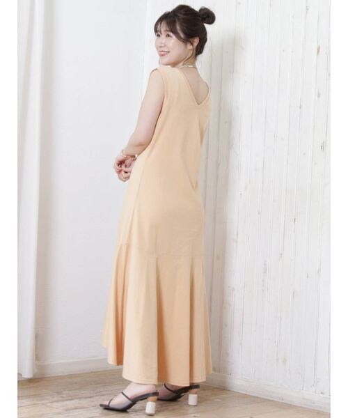 MERCURYDUO（マーキュリーデュオ）の「【サーティーワンアイスクリーム×MERCURYDUO】イレヘムマーメイドカットワンピース（ワンピース・レディース・ブラウン/オレンジ/アイボリー/ミント・FREE）」の10枚目の写真