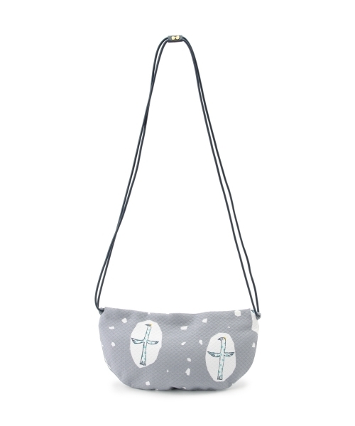 Ray BEAMS(レイビームス)の「●ミナ ペルホネン / coupe bag "cross bird"(ショルダーバッグ・レディース・グレー/ネイビー・ONE SIZE)」の2枚目の写真