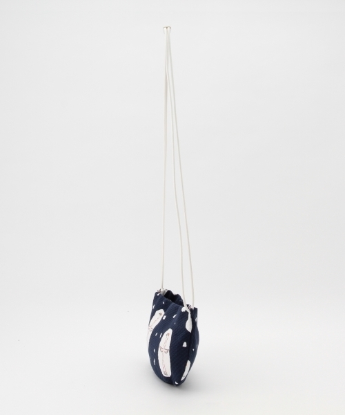 Ray BEAMS(レイビームス)の「●ミナ ペルホネン / coupe bag "cross bird"(ショルダーバッグ・レディース・グレー/ネイビー・ONE SIZE)」の7枚目の写真