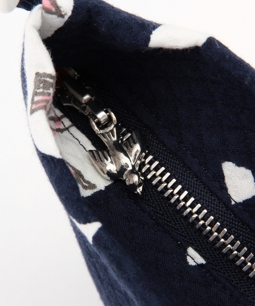 Ray BEAMS(レイビームス)の「●ミナ ペルホネン / coupe bag "cross bird"(ショルダーバッグ・レディース・グレー/ネイビー・ONE SIZE)」の13枚目の写真