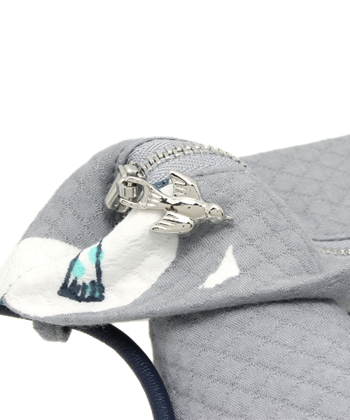 Ray BEAMS(レイビームス)の「●ミナ ペルホネン / coupe bag "cross bird"(ショルダーバッグ・レディース・グレー/ネイビー・ONE SIZE)」の9枚目の写真