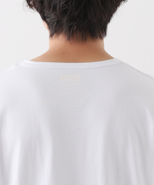 JOURNAL STANDARD relume(ジャーナルスタンダード レリューム)の「【CLOVERU / クローバル】SHELTECH with Cloveru WideT(Tシャツ/カットソー・メンズ・ホワイト/ブラック・MEDIUM/LARGE)」の8枚目の写真