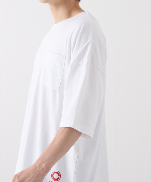 JOURNAL STANDARD relume(ジャーナルスタンダード レリューム)の「【CLOVERU / クローバル】SHELTECH with Cloveru WideT(Tシャツ/カットソー・メンズ・ホワイト/ブラック・MEDIUM/LARGE)」の10枚目の写真