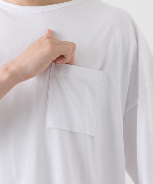 JOURNAL STANDARD relume(ジャーナルスタンダード レリューム)の「【CLOVERU / クローバル】SHELTECH with Cloveru WideT(Tシャツ/カットソー・メンズ・ホワイト/ブラック・MEDIUM/LARGE)」の11枚目の写真