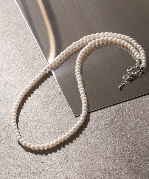 NILWAY(ニルウェイ)の「パールネックレス(ネックレス・メンズ・オフホワイト・FREE)」の1枚目の写真