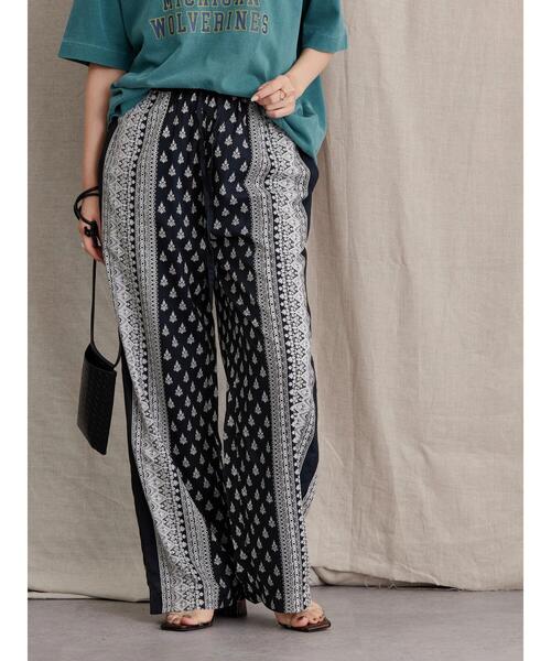 AMERICAN HOLIC（アメリカンホリック）の「パネル柄パンツ（その他パンツ・レディース・ネイビー・M/L）」の16枚目の写真