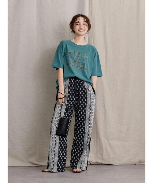 AMERICAN HOLIC（アメリカンホリック）の「パネル柄パンツ（その他パンツ・レディース・ネイビー・M/L）」の19枚目の写真