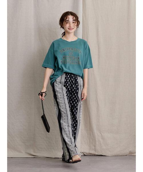 AMERICAN HOLIC（アメリカンホリック）の「パネル柄パンツ（その他パンツ・レディース・ネイビー・M/L）」の21枚目の写真