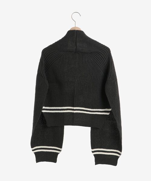 le.coeur blanc（ルクールブラン）の「ラインショルダーマフラー（マフラー・レディース・ベージュ/チャコールグレー・FREE）」の22枚目の写真