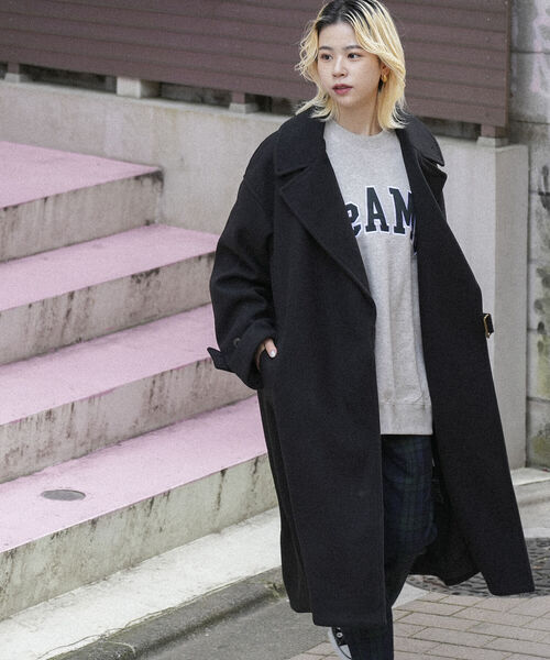 BeAMS DOT（ビームスドット）の「【WEB限定】BeAMS DOT / カレッジロゴ スウェットシャツ（スウェット・メンズ・ブラック/グレー/グリーン・MEDIUM/LARGE）」の18枚目の写真