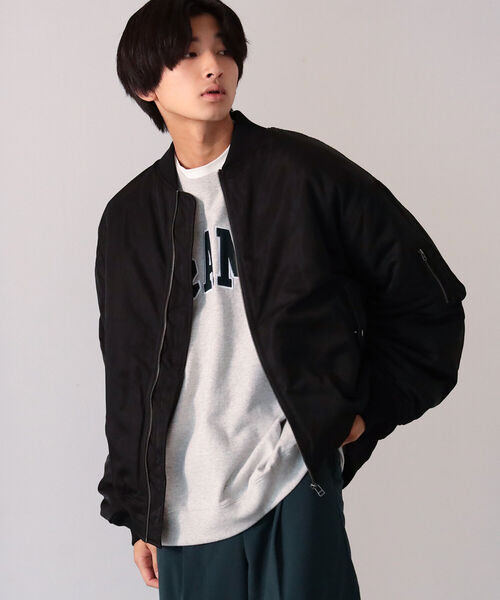 BeAMS DOT（ビームスドット）の「【WEB限定】BeAMS DOT / カレッジロゴ スウェットシャツ（スウェット・メンズ・ブラック/グレー/グリーン・MEDIUM/LARGE）」の10枚目の写真