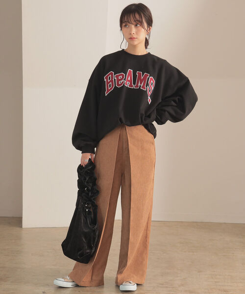 BeAMS DOT（ビームスドット）の「【WEB限定】BeAMS DOT / カレッジロゴ スウェットシャツ（スウェット・メンズ・ブラック/グレー/グリーン・MEDIUM/LARGE）」の11枚目の写真