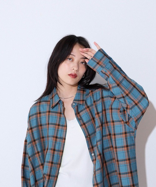 アソートチェックシャツLS/157636（シャツ/ブラウス）｜JEANASIS