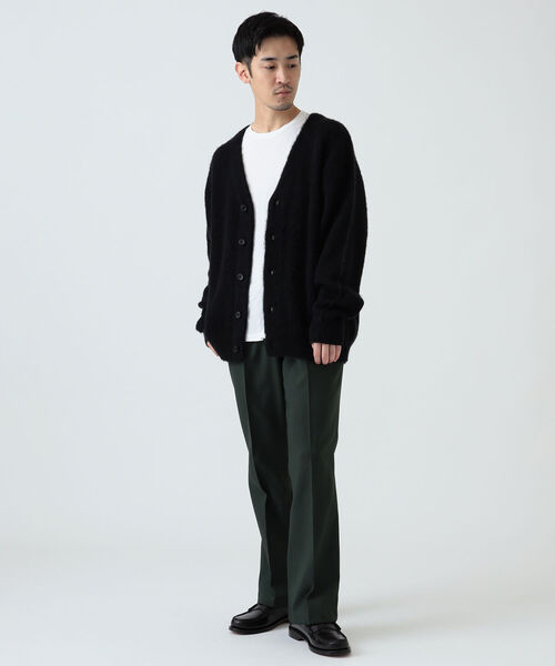 BEAMS ビームス シャギー ニット カーディガン 黒 M 毛長 モケモケ BEAMS ビームス シャギー ニット カーディガン 黒 M 毛長 モケモケ