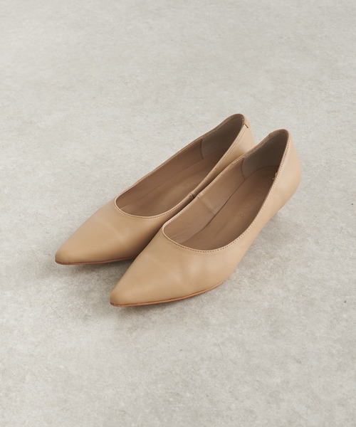 COLLAGE GALLARDAGALANTE（コラージュガリャルダガランテ）の「ベーシックパンプス/PAPILLONNER/パピヨネ（パンプス・レディース・ネイビー/サンドベージュ・38/36/37）」の14枚目の写真