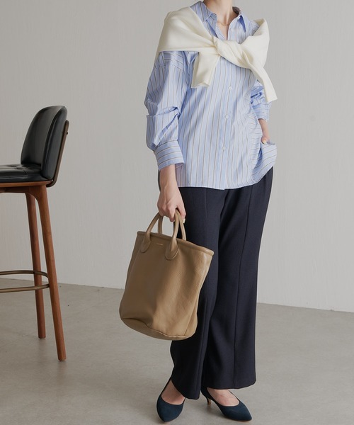 COLLAGE GALLARDAGALANTE（コラージュガリャルダガランテ）の「ベーシックパンプス/PAPILLONNER/パピヨネ（パンプス・レディース・ネイビー/サンドベージュ・38/36/37）」の7枚目の写真