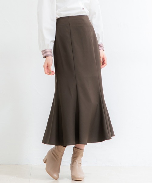 Honeys（ハニーズ）の「マーメイドスカート（スカート・レディース・グリーン/ブラウン/ブラック/グレイッシュベージュ・L/S/LL/M）」の3枚目の写真