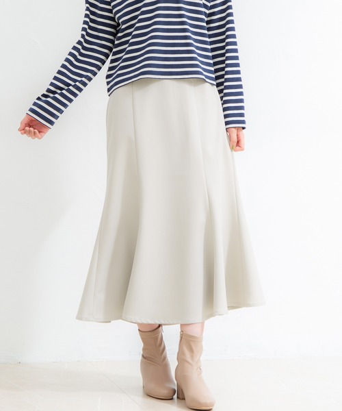 Honeys（ハニーズ）の「マーメイドスカート（スカート・レディース・グリーン/ブラウン/ブラック/グレイッシュベージュ・L/S/LL/M）」の4枚目の写真