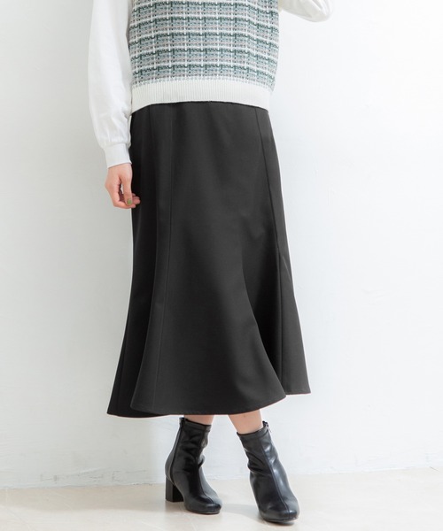 Honeys（ハニーズ）の「マーメイドスカート（スカート・レディース・グリーン/ブラウン/ブラック/グレイッシュベージュ・L/S/LL/M）」の2枚目の写真