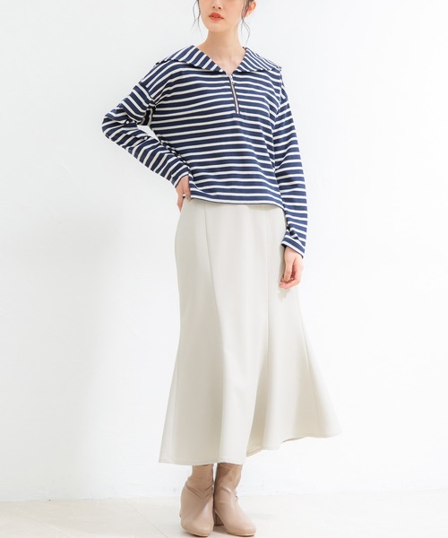 Honeys（ハニーズ）の「マーメイドスカート（スカート・レディース・グリーン/ブラウン/ブラック/グレイッシュベージュ・L/S/LL/M）」の15枚目の写真